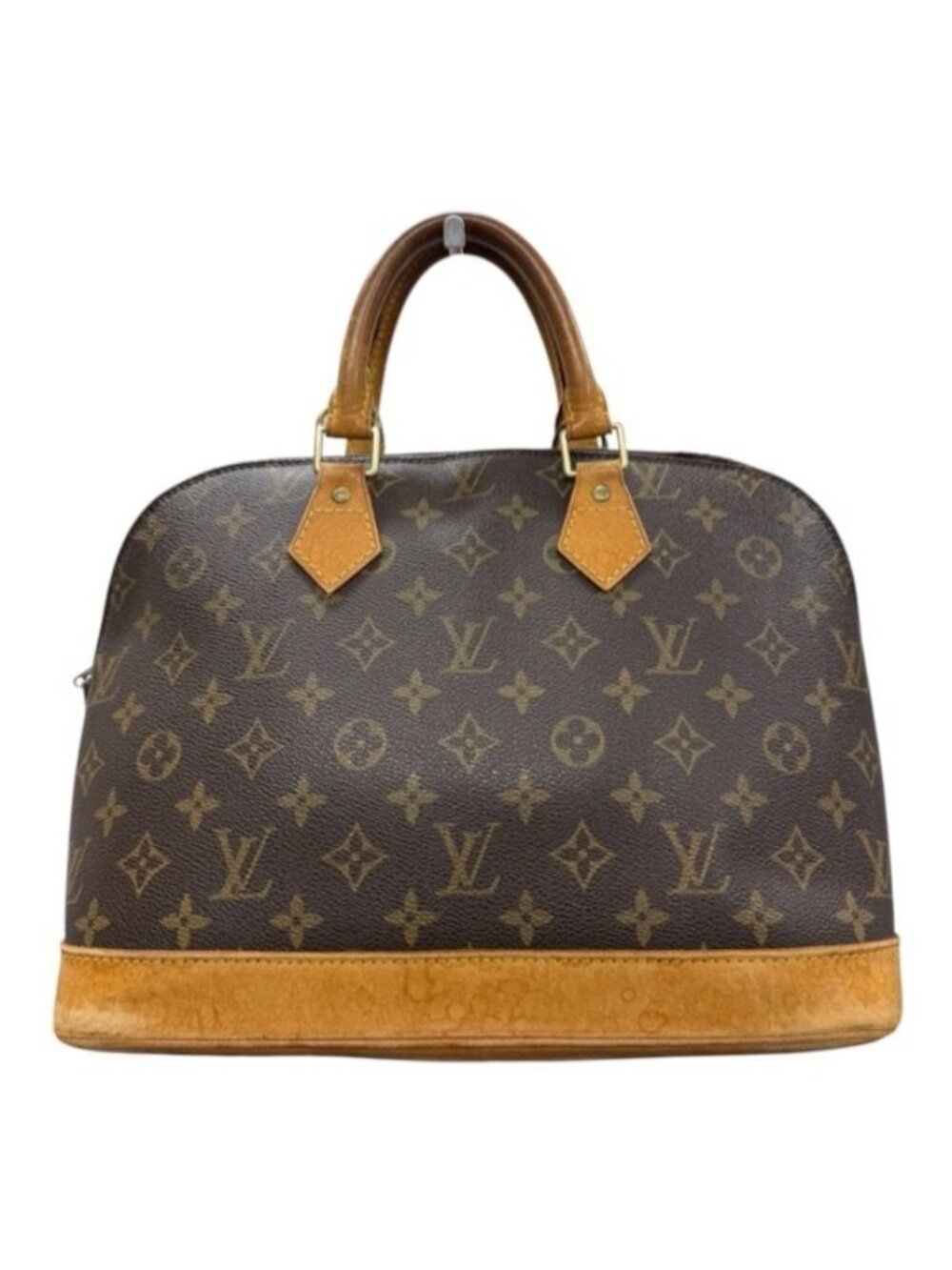Louis Vuitton Monogram Brown Gold Handbag